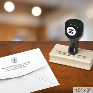 Tampons Encreurs Retour Adresse Logo Personnalisable N'importe quel