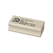 Tampons Encreurs Retour du monogramme triangulaire noir (Tampon)