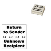 Tampons Encreurs "Retourner à l'expéditeur", "Destinataire inconnu" (Tamponné)