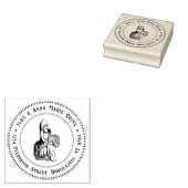 Tampons Encreurs Retourner Adresse Timbre Sourire Chevalier Médiéva (Tamponné)