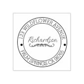 Tampons Encreurs Retourner l'adresse de la typographie moderne (Impression)