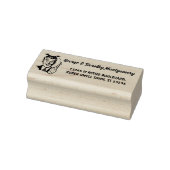 Tampons Encreurs Retro Christmas 1950s Nom de l'homme et adresse de (Tampon)