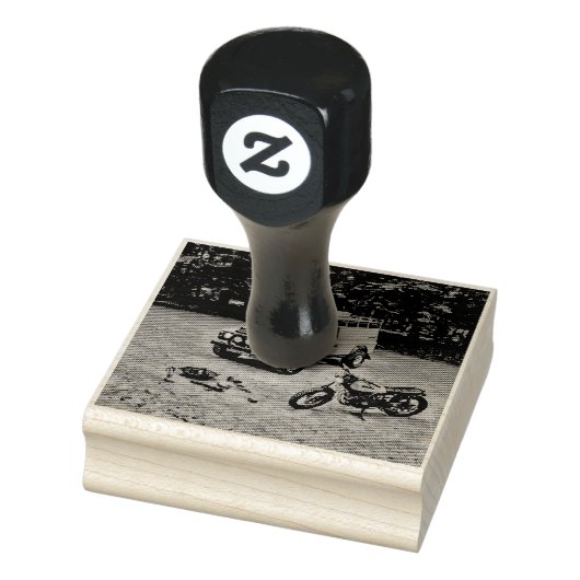 Tampons Encreurs Retro motorcycle gift (Tampon)