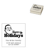 Tampons Encreurs Retro Santa Claus Joyeux Noël vacances (Tamponné)