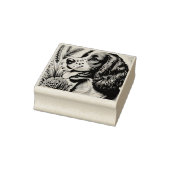 Tampons Encreurs Retro Welsh Springer espagnol Brown Art blanc (Tampon)