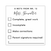 Tampons Encreurs Rétroaction à la maison de l'enseignant (Impression)