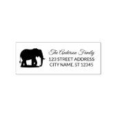 Tampons Encreurs Return Address |  Personalized Elephant Silhouette (Impression)