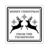 Tampons Encreurs Rindeers Et Snowflakes Festive Joyeux Noël (Impression)