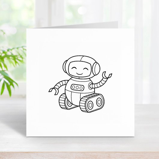 Tampons Encreurs Robot Jouet mou Couleur moi