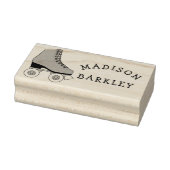 Tampons Encreurs Roller Skate Kid Cute Skate Retro Nom (Tampon)