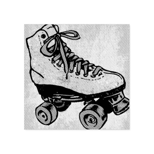 Tampons Encreurs rollerskates quatre-vingts (Impression)