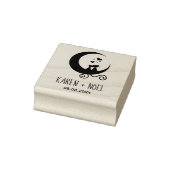 Tampons Encreurs Romantic Moon Funny Kittens Couple (Tampon)