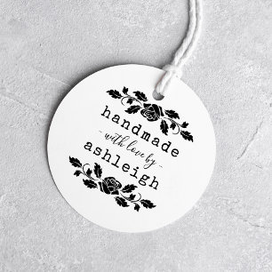 Tampons Encreurs Rose Rustique Gras Fait À La Main Avec Nom D'Amour