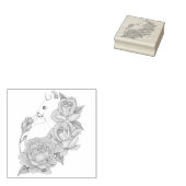 Tampons Encreurs Roses roses roses blanches Peach Lavender (Tamponné)