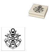 Tampons Encreurs Roue et ancre de capitaines (Tamponné)