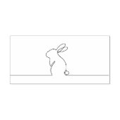 Tampons Encreurs Roulage à la main le plus doux lapin (Impression)