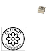 Tampons Encreurs Round Ex Libris - 6 Fleur Pétale (Tamponné)
