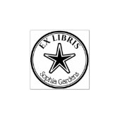 Tampons Encreurs Round Ex Libris - Étoile en plan (Impression)