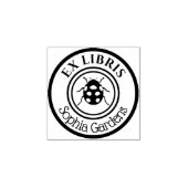 Tampons Encreurs Round Ex Libris Ladybird Motif (Impression)