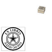 Tampons Encreurs Round Ex Libris Star Motif (Tamponné)