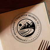 Tampons Encreurs Round Mountain Sketch Ce livre appartient à