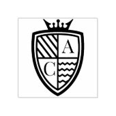 Tampons Encreurs Royal Muse Médiéval Couronne Monogramme Crest Mari (Impression)