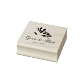 Tampons Encreurs Rubber Stamp with Dragonfly Wedding Monogram (Tampon)