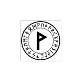 Tampons Encreurs Rune Circle [08. Wunjo] Timbre en caoutchouc (Impression)