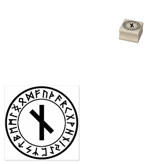 Tampons Encreurs Rune Circle [10. Timbre en caoutchouc (Tamponné)