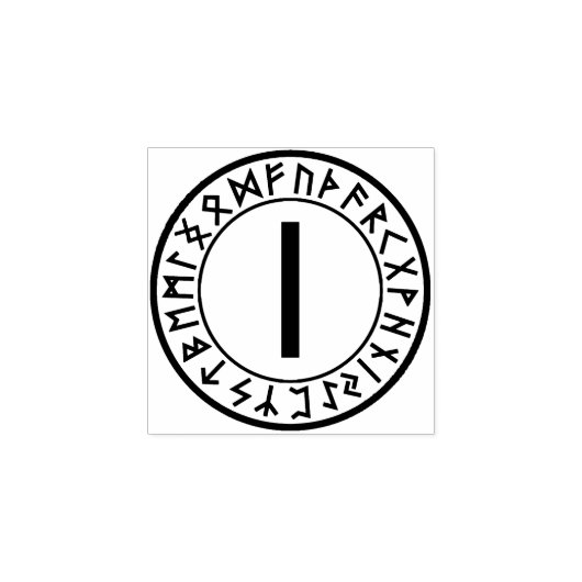 Tampons Encreurs Rune Circle [11. Isa] Timbre en caoutchouc (Impression)