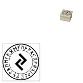 Tampons Encreurs Rune Circle [12. Jera] Timbre en caoutchouc (Tamponné)