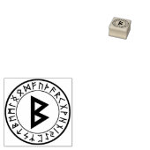 Tampons Encreurs Rune Circle [18. Berkano] Timbre en caoutchouc (Tamponné)