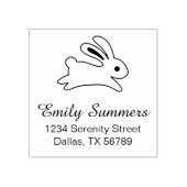 Tampons Encreurs Running Bunny Rabbit Address (Impression)