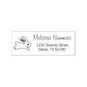 Tampons Encreurs Running Bunny Rabbit Address (Impression)