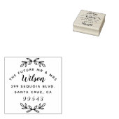 Tampons Encreurs Rusic Script The Future M & Mme Adresse de retour (Tamponné)