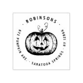 Tampons Encreurs Rustic Jack O´Lantern Citrouille Adresse d´Hallowe (Impression)