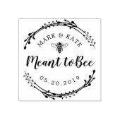 Tampons Encreurs Rustic Wreath Meant to Bee Honey Wedding Favor (Impression)