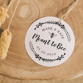 Tampons Encreurs Rustic Wreath Meant to Bee Honey Wedding Favor