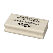 Tampons Encreurs Rustique Botanique Personnalisé Fait À La Main Ave (Tampon)