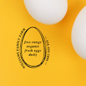 Tampons Encreurs Rustique Simple Oeuf Carton Farmhouse Texte person