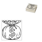 Tampons Encreurs Sac d'argent Timbre en caoutchouc (Tamponné)