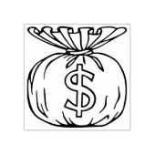 Tampons Encreurs Sac d'argent Timbre en caoutchouc (Impression)