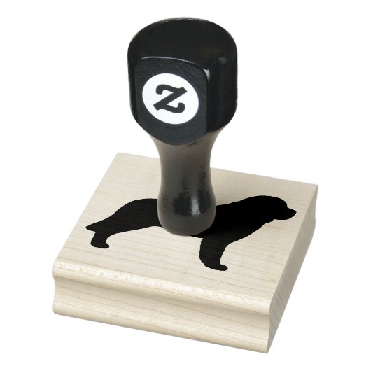 Tampons Encreurs Saint Bernard Chien race Silhouette (Tampon)