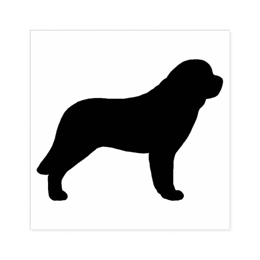 Tampons Encreurs Saint Bernard Chien race Silhouette (Impression)