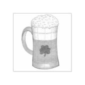Tampons Encreurs Saint Patrick's Day Bière Mug Shamrock Clover (Impression)
