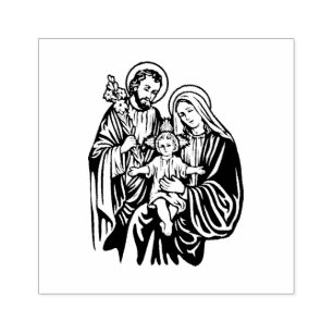 Tampons Encreurs Sainte Famille Jésus Marie Joseph Religieux cathol