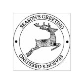 Tampons Encreurs Saison de timbres en caoutchouc saluant avec sauts (Impression)