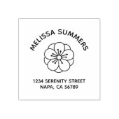 Tampons Encreurs Sakura Cherry Blossom Flower Arch Address (Impression)