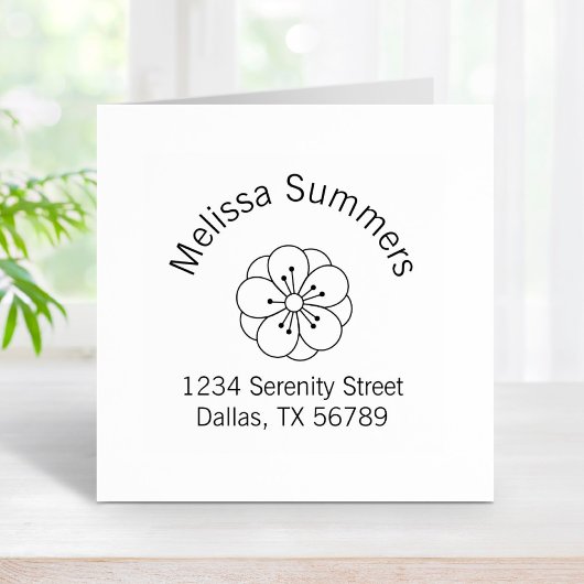 Tampons Encreurs Sakura Cherry Blossom Flower Arche Adresse