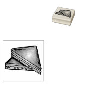 Tampons Encreurs Sandwich au fromage grillé au cheddar grillé (Tamponné)